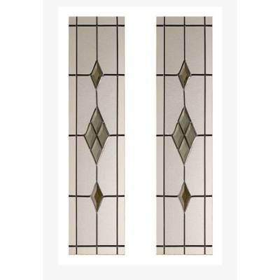 Malton Smoked Abe-Lead Glass Pack - Door Size, HxW: ...